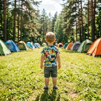 Купить готовый сайт Детский лагерь в Красноярске - посмотреть и заказать, недорогой шаблон сайта, цена 